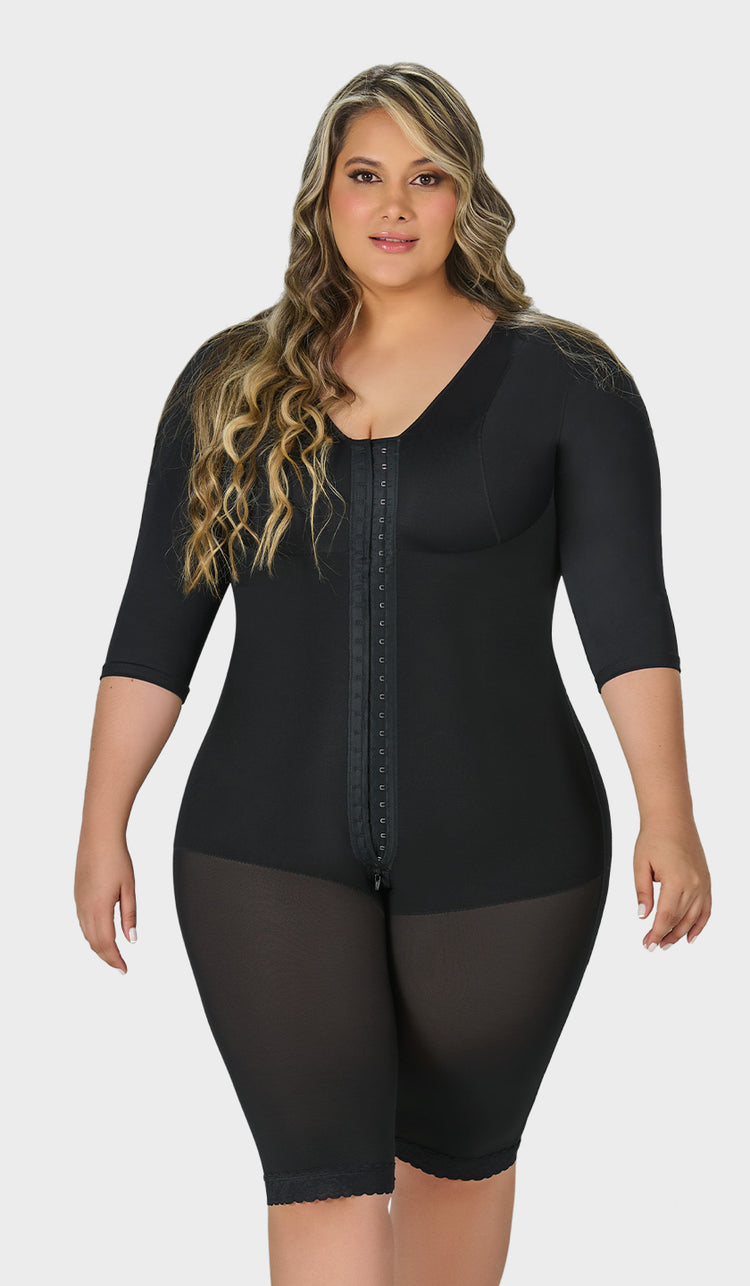 F-0161 - Faja larga con cobertura en espalda, brazos y busto
