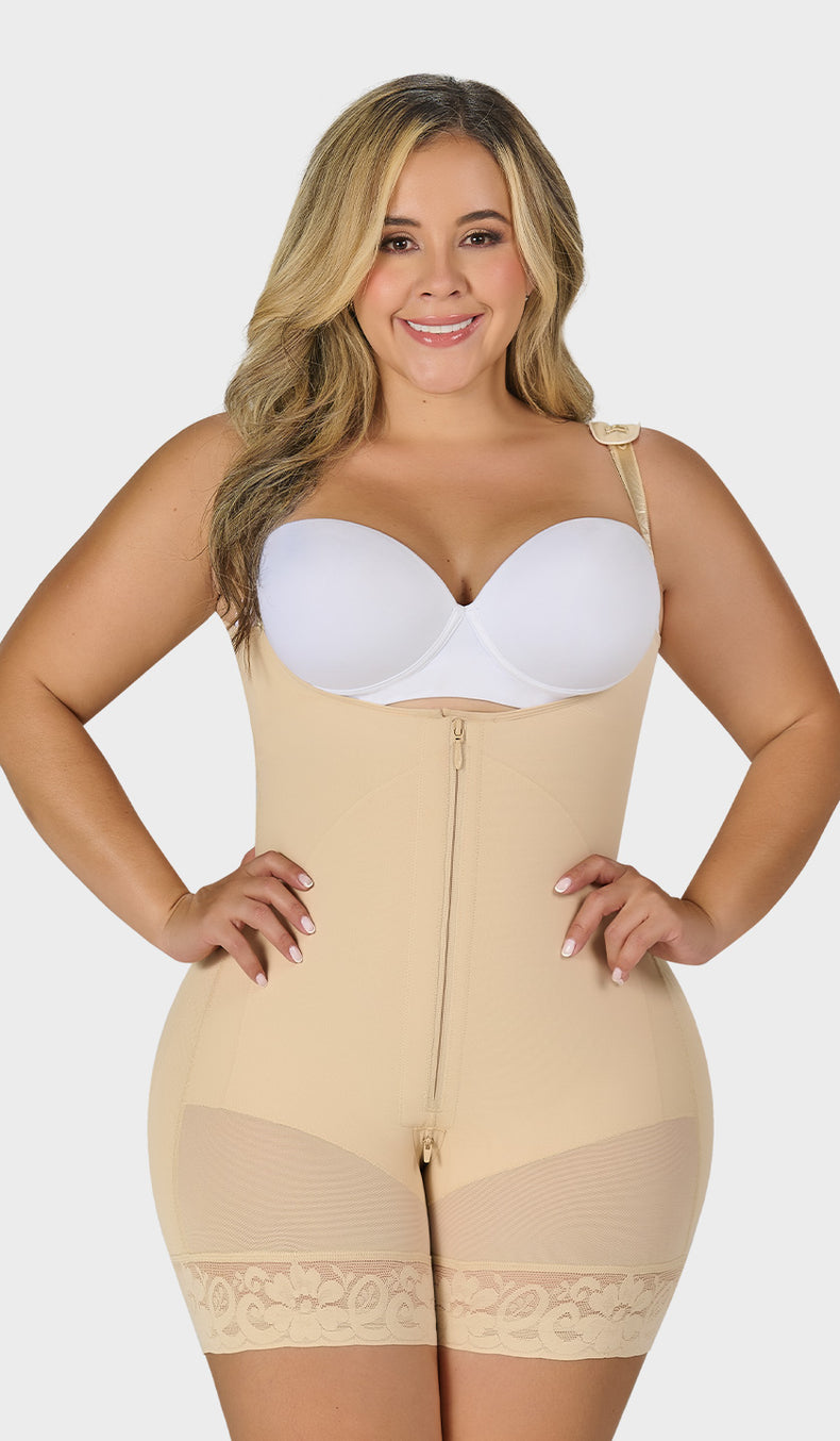 F-0768 - Faja Colombiana corta con cierre