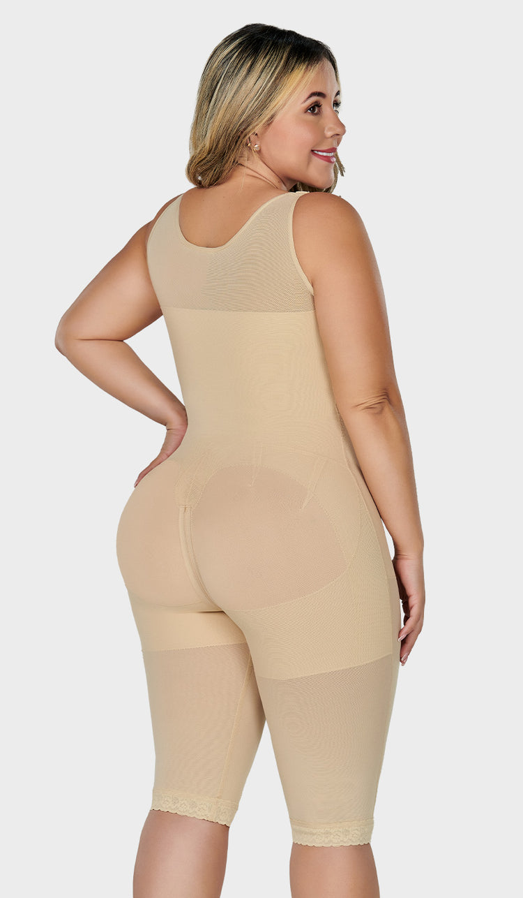 Faja colombiana larga con brasier y cierre frontal Ref. FC0120 (7230305796156)