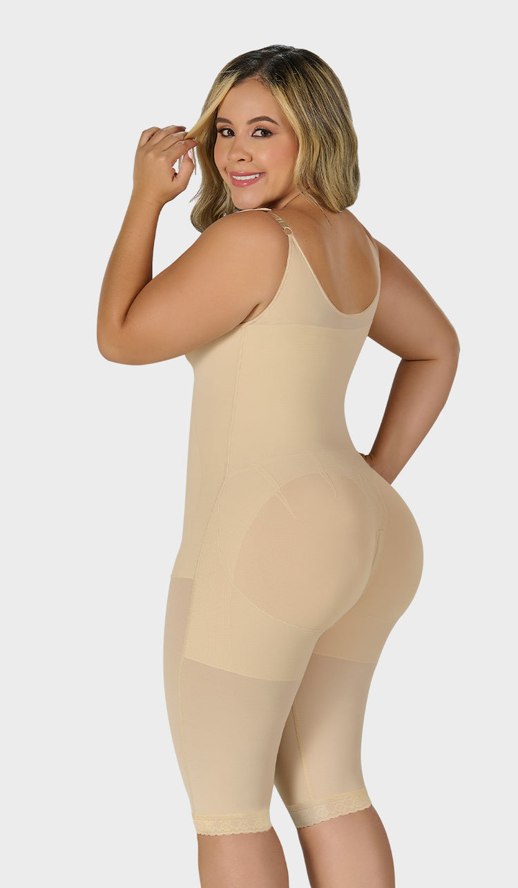 F-0078 - Faja larga con refuerzo abdominal