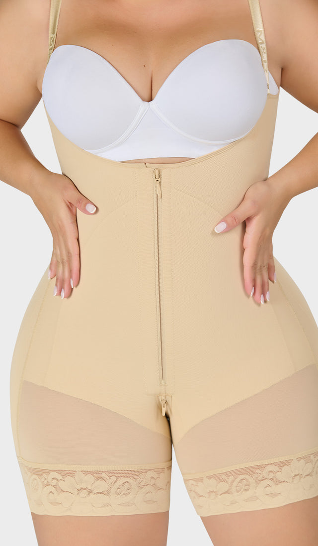 F-0768 - Faja Colombiana corta con cierre