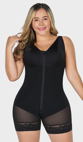 Faja colombiana corta con brasier y cierre frontal Ref. FC0029 (7230286856252)