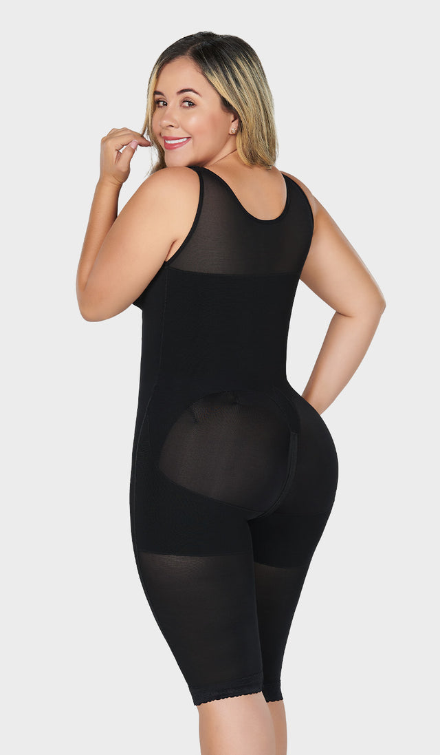 Faja colombiana larga con brasier y cierre frontal Ref. FC0120 (7230305796156)