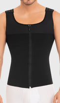 CH0760 Faja Colombiana chaleco masculino con cierre (6888697987132)