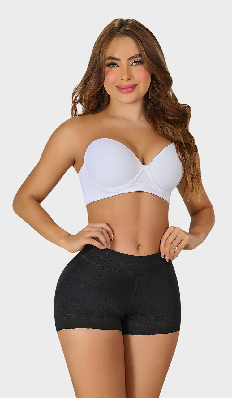 S-0211 - Short colombiano extracorto con talle bajo