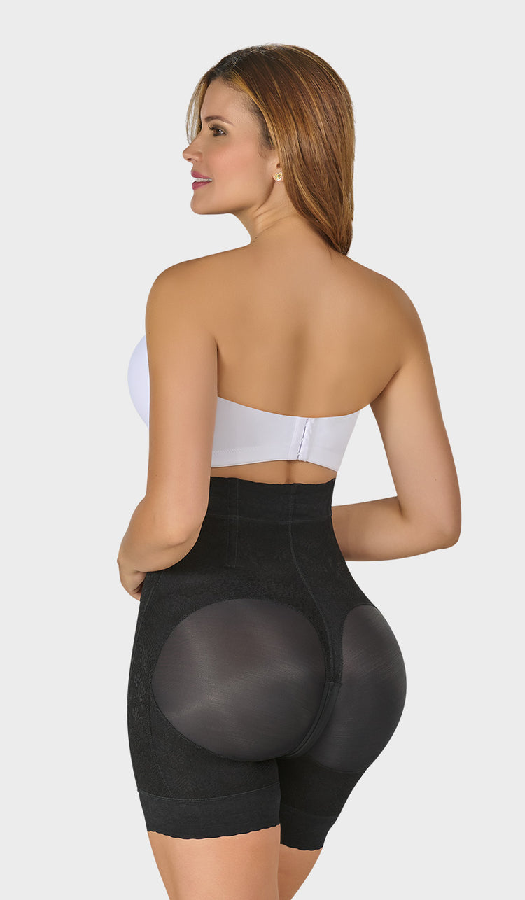 SXA-09326 - Short corto con talle extra alto.